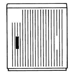 купить 843481 General Electric EH3/AP 1 Factory assembled, UV coated cabinet with anti fly posting surface 875x785x320