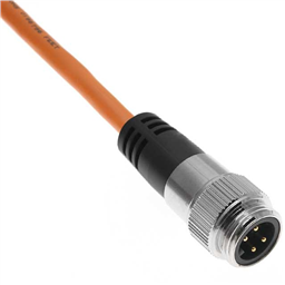 купить FFIN-4MPX-6M-SS Mencom PVC Cable - 18 AWG - 300 V - A / 4 Poles Male Straight Plug 6 m