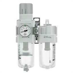 купить AC20A-F01M-S-A SMC AC10A-40A-A (FRL), Modular Type, Filter Regulator + Lubricator