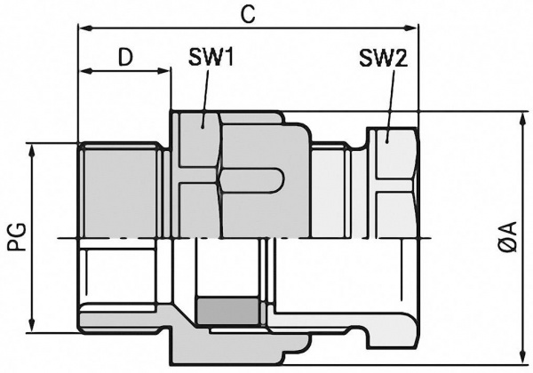 купить LAPP SKINDICHTВ® SVFK PG 21 Kabelverschraubung  PG2