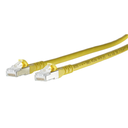 купить 1308455077-E Metz Patch cord copper (twisted pair) / Patchkabel RJ45 Cat.6A AWG26 S/FTP LSHF 5,0 m gelb