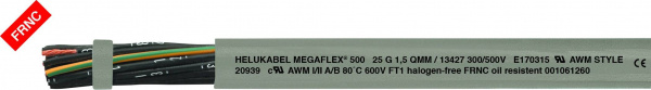 купить Helukabel MEGAFLEXВ® 500 Steuerleitung 2 x 0.50 mmВІ