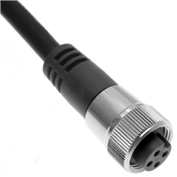 купить MIN-5FP-12-B Mencom PVC Cable - 16 AWG - 600 V - 8A / 5 Poles Female Straight Plug 12 ft