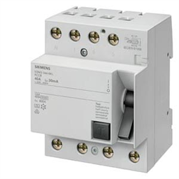 купить 5SM3646-6KL Siemens RES.CURRENT OP.CIRCUIT BREAKER TYPE A PSE/SSF, N-LEFT / 63A 3+N-POL IFN 300MA 400V 4MW