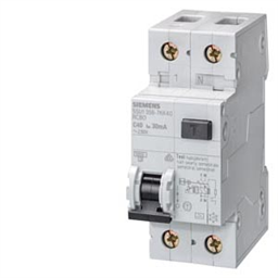 купить 5SU1653-7KK13 Siemens FI/LS-PROTECTOR TYPE A (PSE/SSF), D=70MM / IFN 300MA,4.5KA, 1+N-POLE C 13A