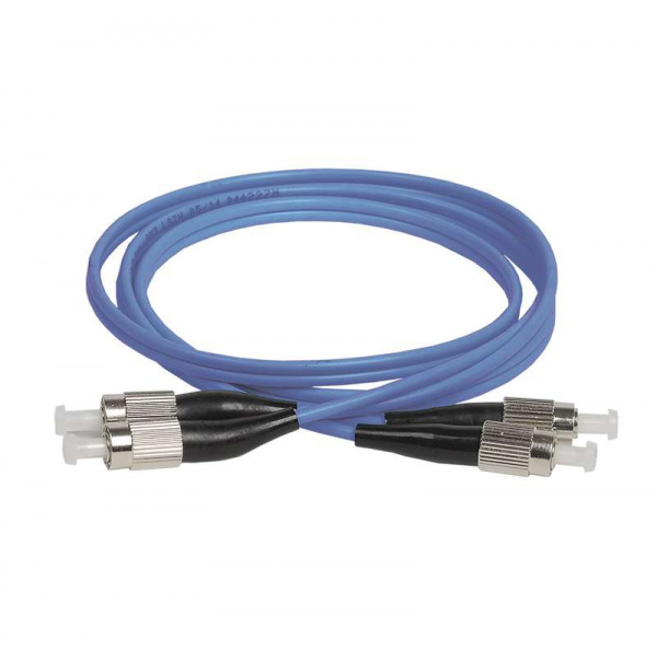 купить Патч-корд оптический коммутационный соединительный для многомодового кабеля (MM); 50/125 (OM4); FC/UPC-FC/UPC (Duplex) (дл.10м) ITK FPC5004-FCU-FCU-C2L-10M