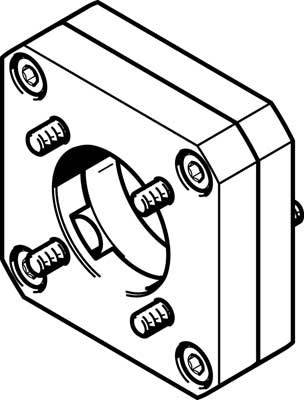 купить FESTO Flansch 550986 EAMF-A-44A/B-40G    1 St.