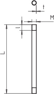 купить Труба с резьбой горячее цинк. M20 3000мм SM20W FT (дл.3м) OBO 2046534