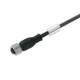 купить 1968580150 Weidmueller Sensor-actuator Cable (assembled) / Sensor-actuator Cable (assembled), One end without connector, M12, No. of poles: 4, Cable length: 1.5 m, Female socket, straight