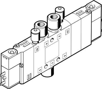 купить FESTO Magnetventil 533156 CPE10-M1BH-5/3ES-QS6-B