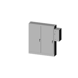купить SCE-90XD7818 Saginaw 2DR XD Enclosure / ANSI-61 gray powder coating inside and out. Sub-panels are powder coated white.