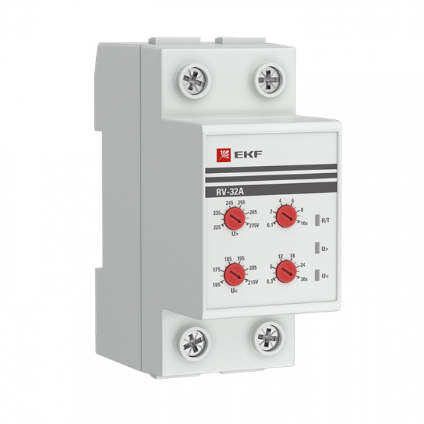 купить Реле напряжения RV-32A (сквозное подкл.) EKF rv-32a