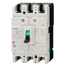 купить NF250-RGV_3P_160-200A_F Mitsubishi Molded Case Circuit Breaker 3-pole 200A Front connection type
