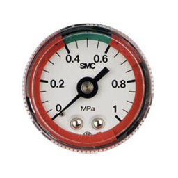 купить G46-4-01-L SMC G46-L, Pressure Gauge w/Limit Indicator, Colour Zone type (o42.5)