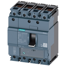 купить 3VA1125-4EE46-0AA0 Siemens MCCB_IEC_FS160_25A_4P_36KA_TM_ ATFM / SENTRON Molded case circuit breaker / Line protection