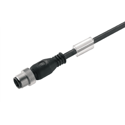 купить 1279410300 Weidmueller Sensor-actuator Cable (assembled) / Sensor-actuator Cable (assembled), One end without connector, M12, No. of poles: 8, Cable length: 3 m, pin, straight