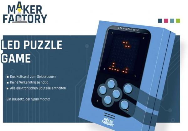 купить MAKERFACTORY LED Puzzle Game  Retro-Videospiel ab