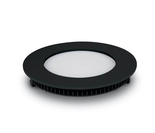 купить LID14850 Schrack Technik Sutil Round2 LED 8W, 3000K, 480lm, 120°, IP40, schwarz