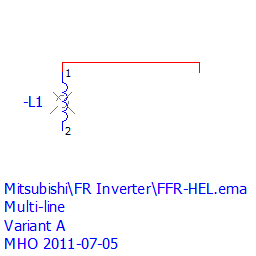 купить 238345 Mitsubishi DC choke / L=14,2mH, I=4,4A