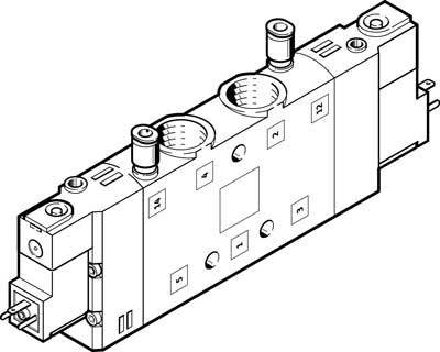 купить FESTO Magnetventil 163815 CPE24-M2H-5JS-3/8  G 3/8