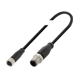купить BCC03F4 Balluff Connector/cable, Female M8, Male M12, PUR, 0.30 m, Drag chain compatible