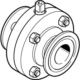 купить VZFB-A-1"-CC-V2V2V Festo Поворотный затвор пищевой / 00991458