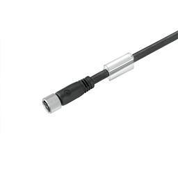 купить 9457850500 Weidmueller Sensor-actuator Cable (assembled) / Sensor-actuator Cable (assembled), One end without connector, M8, No. of poles: 4, Cable length: 5 m, Female socket, straight