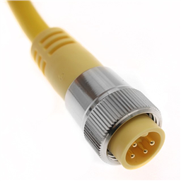 купить MIN-4MP-15 Mencom PVC Cable - 16 AWG - 600 V - 10A / 4 Poles Male Straight Plug 15 ft