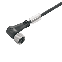 купить 1465990500 Weidmueller Sensor-actuator Cable (assembled) / Sensor-actuator Cable (assembled), One end without connector, M12, No. of poles: 4, Cable length: 5 m, Socket, angled