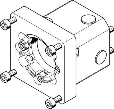 купить FESTO Axialbausatz 550957 EAMM-A-F28-60G    1 St.