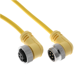 купить MINC-4MFPX-6M Mencom PVC Cable - 18 AWG - 300 V - 5.5A / 4 Poles Male with Male Thread to Female Extension Straight Plug 19.7 ft