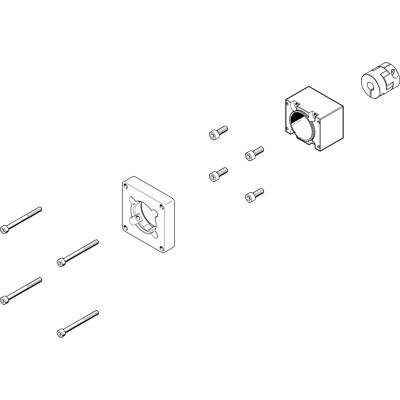 купить FESTO Axialbausatz 1456638 EAMM-A-S38-67A-G2    1