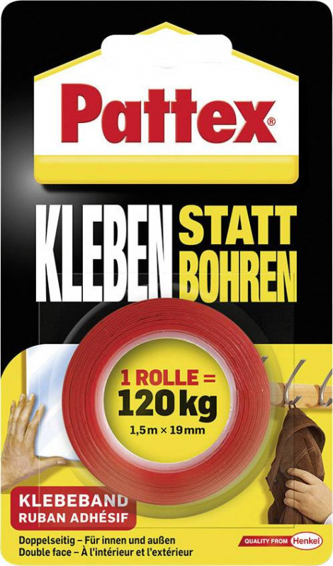 купить Pattex  PXMT2 Doppelseitiges Klebeband  Weiss (L x