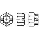 купить TOOLCRAFT  132197 Kronenmuttern M16   DIN 935   St