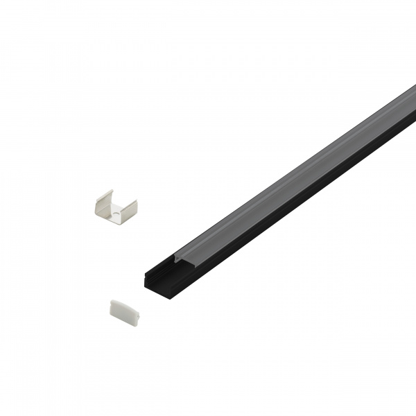 купить LI63402 Schrack Technik LED-Stripe Profil Aufbau mit klarer Abdeckung schwarz IP20