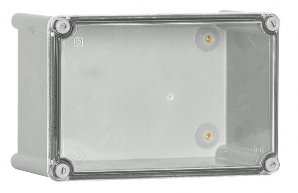 купить IG181313T Schrack Technik Polyamid Gehäuse mit transparenten PC-Deckel, 180x135x129mm