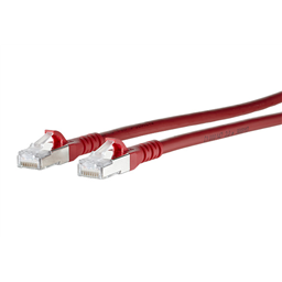 купить 1308455066-E Metz Patch cord copper (twisted pair) / Patchkabel RJ45 Cat.6A AWG26 S/FTP LSHF 5,0 m rot
