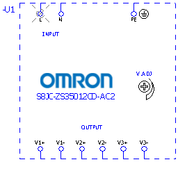 купить S8JC-ZS35012CD-AC2 Omron Power supplies, Single-phase, S8JC