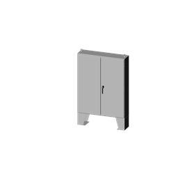 купить SCE-604812LP Saginaw 2DR LP Enclosure / ANSI-61 gray powder coating inside and out. Optional sub-panels are powder coated white.