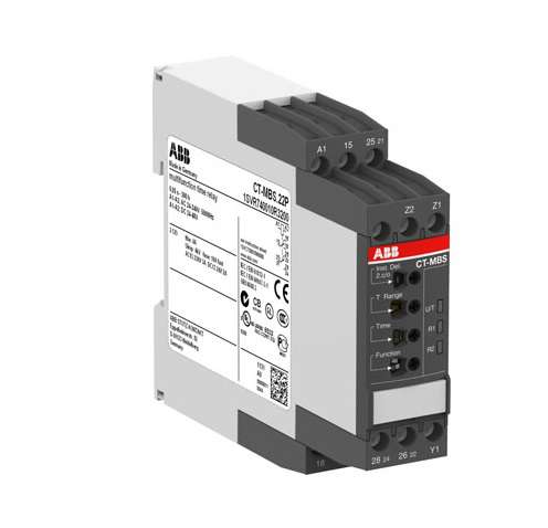 купить Реле времени CT-MBS.22P многофункц. 24-240В AC 24- 48В DC 0.05..300ч 2ПК пруж. клеммы ABB 1SVR740010R3200