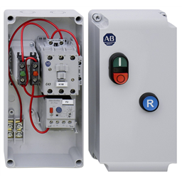 купить 109-C43LDE1F-1M-7 Allen-Bradley IEC Enclosed Non-Reversing Non-Combination Starter / Max Ie=43A, 3-Phase / START/STOP Multifunctional Pusch Button With RESET Pusch Button