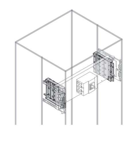 купить Перегородка ячейки боковая H=450мм ABB 1STQ008700A0000