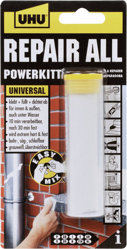 купить UHU repair all powerkitt Klebstoff-Knetmasse 49040