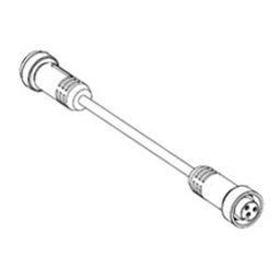 купить 1300108035 Molex Double Ended Cordset Male-Female / Mini-Change Double-Ended Cordset, 5 Poles, Male (Straight) to Female (Straight), 16 AWG, PUR Cable, 20.0m (65.62') Length, Zinc Die-Cast Coupling Nut