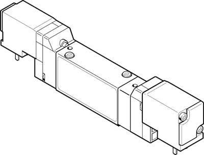 купить FESTO Magnetventil 173408 MEH-5/3G-5,0-I-B  Anschl