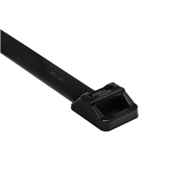 купить 111-01196 HellermannTyton Heavy-Duty Cable Tie, 22.3" Long, 250lb Tensile Strength, PA66HIRHSUV, Black, 25/pkg