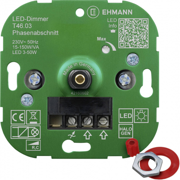 купить Ehmann 4600x0300 Unterputz Dimmer Geeignet fuer Leu