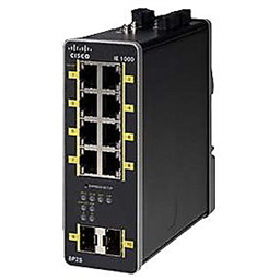 купить IE-1000-8P2S-LM Cisco IE1000 Industrial Ethernet Switch / IE1K with 2 GE SFP, 8 PoE 10/100 with total of 10 ports