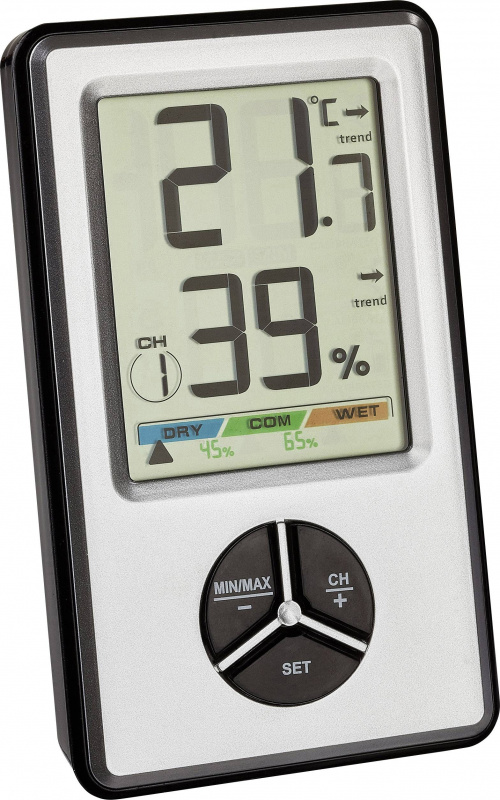 купить TFA 30.5045.54 digitales Thermo-Hygrometer Funk-Th