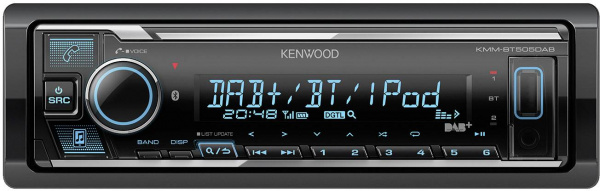 купить Kenwood KMM-BT505DAB Autoradio DAB+ Tuner, Bluetoo